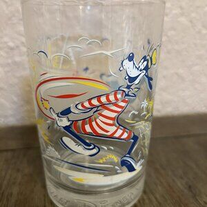 📌SALE $8.📌Walt Disney World 25th Anniversary McDonalds The Magic Goofy Glass